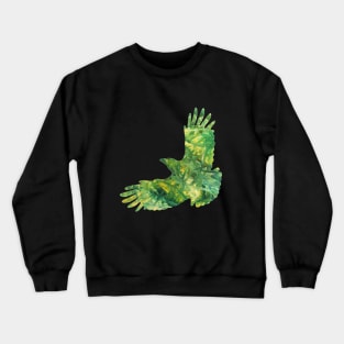 green crow Crewneck Sweatshirt